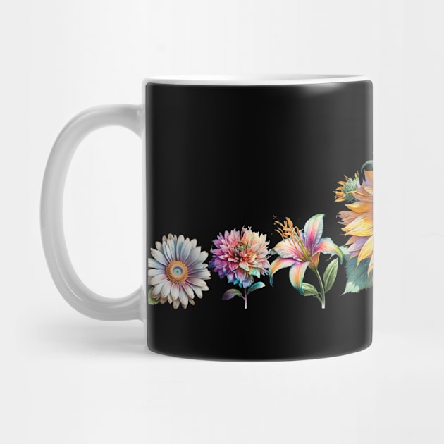 Sunflower flowers lineup by letnothingstopyou